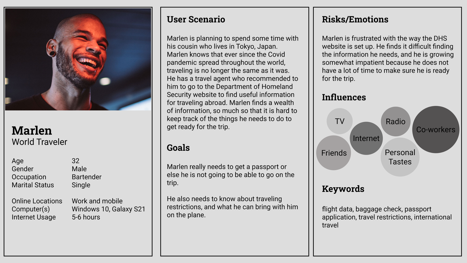 User Scenario